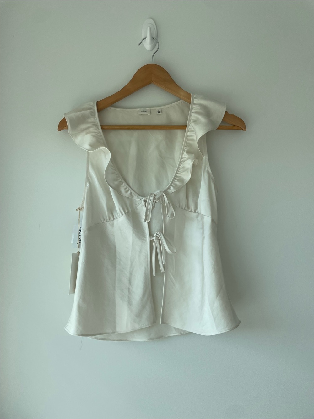 Aritzia Tonka blouse in light Burch